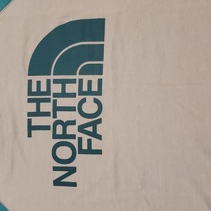 Women's The North Face Turquoise/gray tee sz M